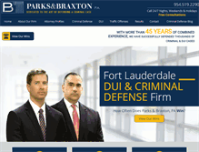 Tablet Screenshot of ftlauderdalecriminaldefensefirm.com